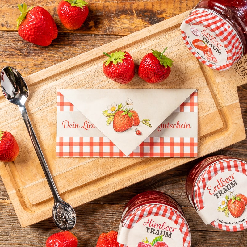 Geschenk-Gutschein "Lieblings-Marmelade"